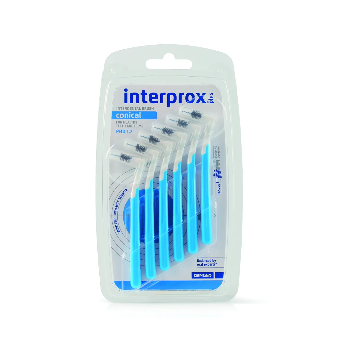Interprox Plus ragers conical blauw
