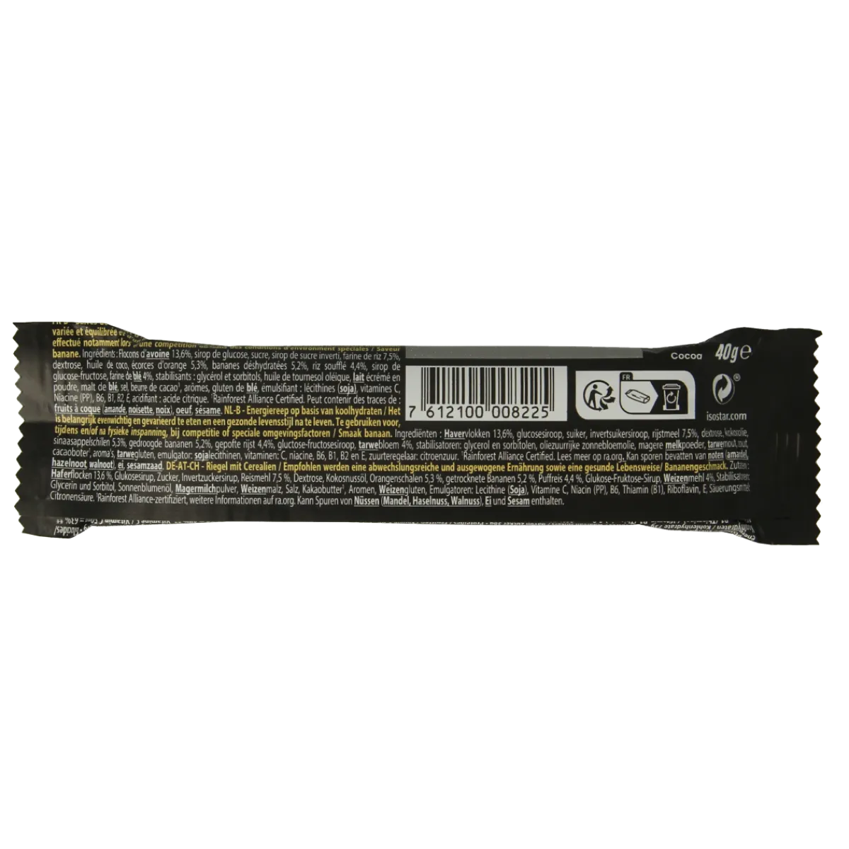 Best Isostar Energy sport bar cereals & banana single