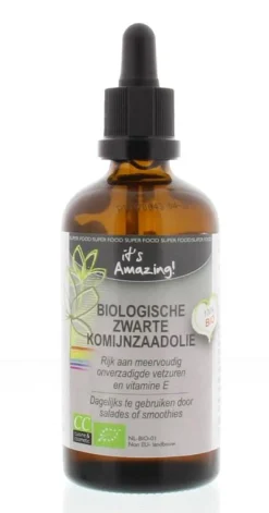 Best It's Amazing Zwart komijnzaad olie bio