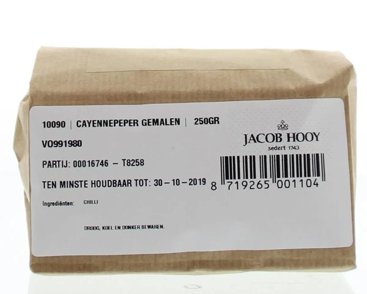 Hot Jacob Hooy Cayennepeper gemalen