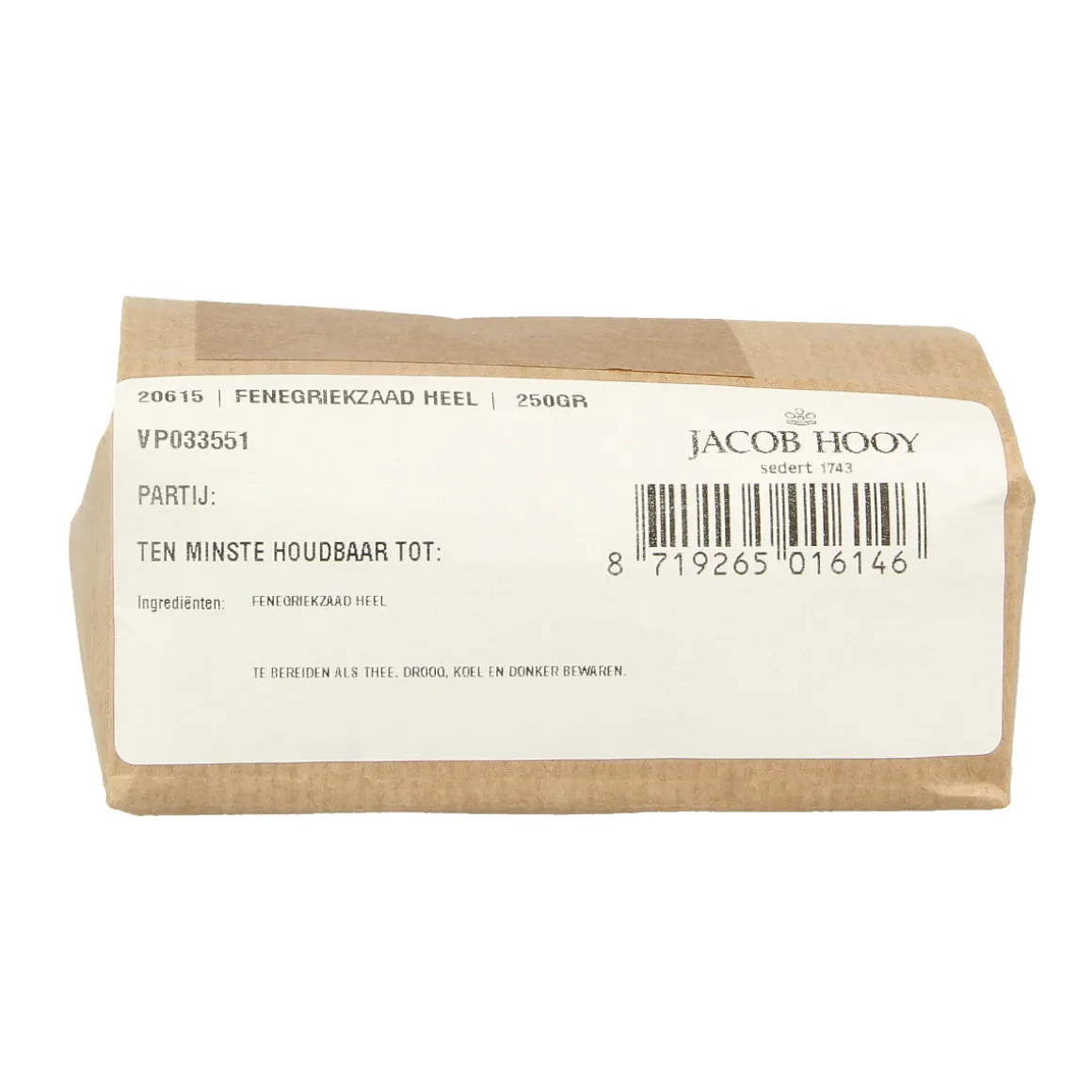 Jacob Hooy Fenegriekzaad heel