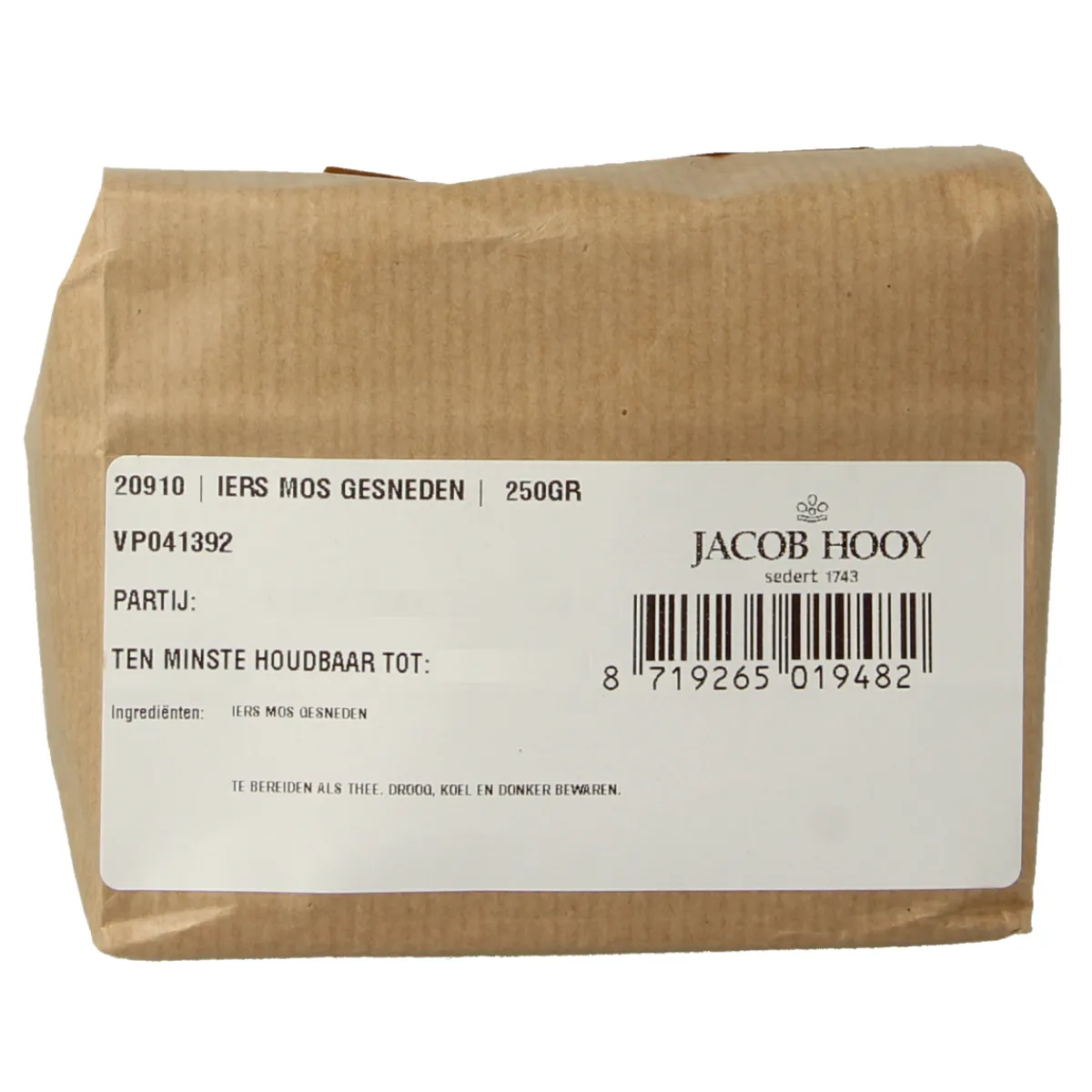 Online Jacob Hooy Iers mos gesneden