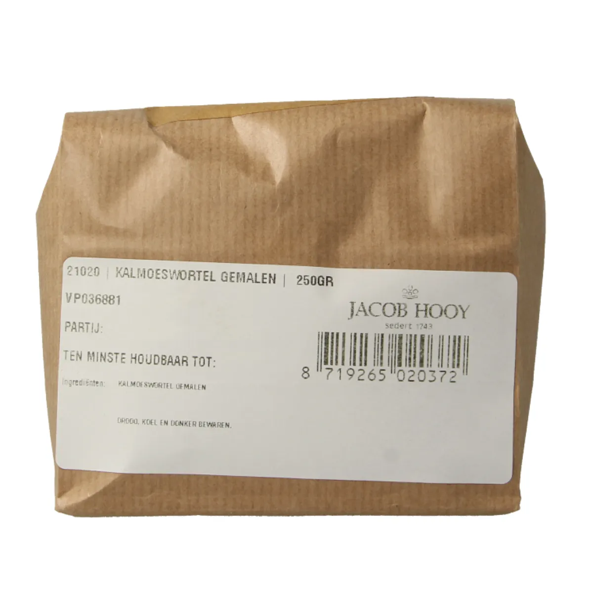 New Jacob Hooy Kalmoeswortel gemalen