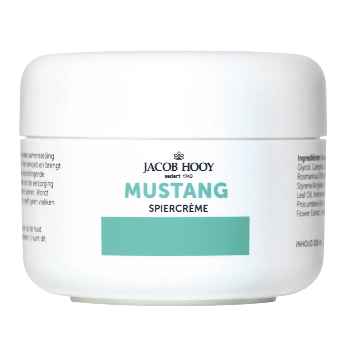 New Jacob Hooy Mustang spiercreme