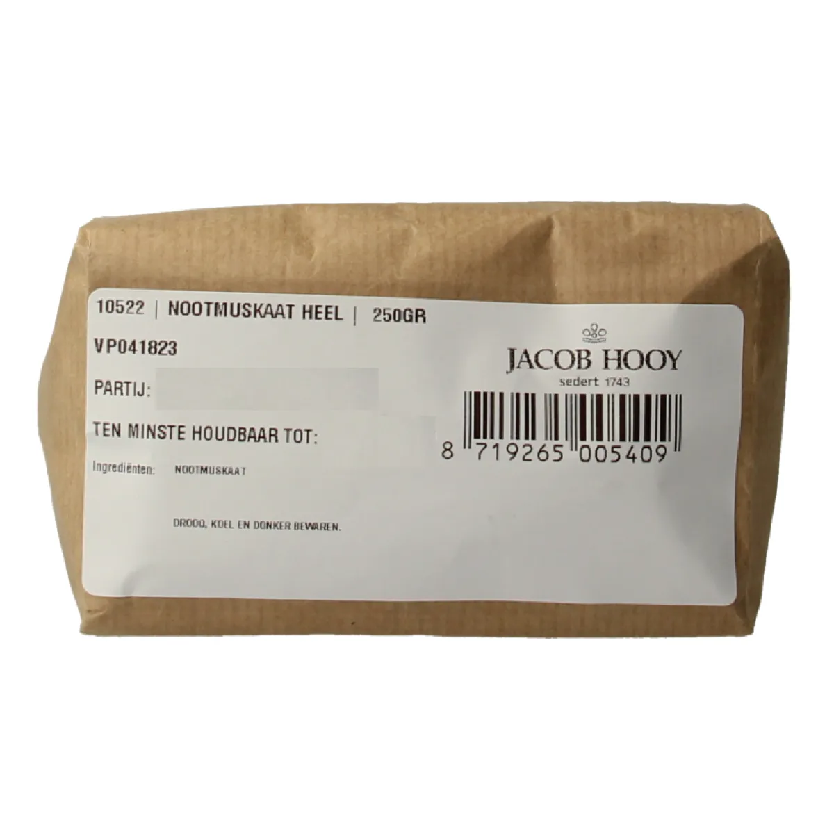 Clearance Jacob Hooy Nootmuskaat heel