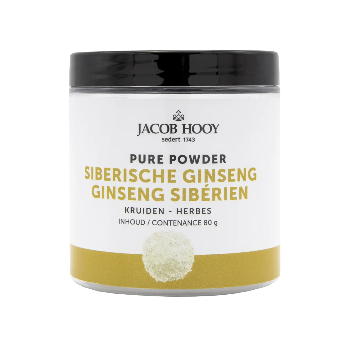 New Jacob Hooy Pure Powder Siberische ginseng
