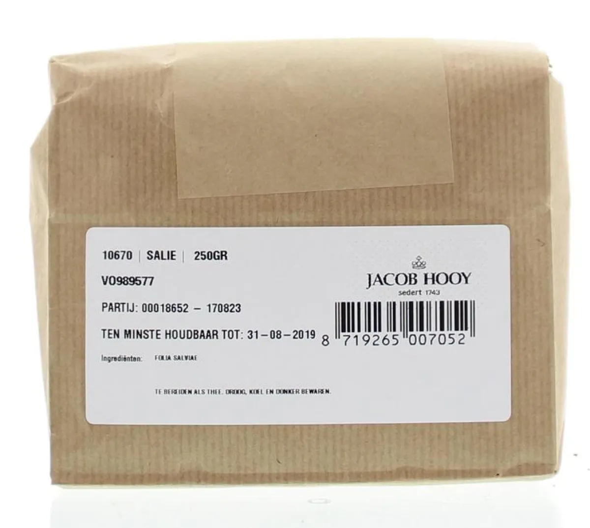 Jacob Hooy Salie gesneden
