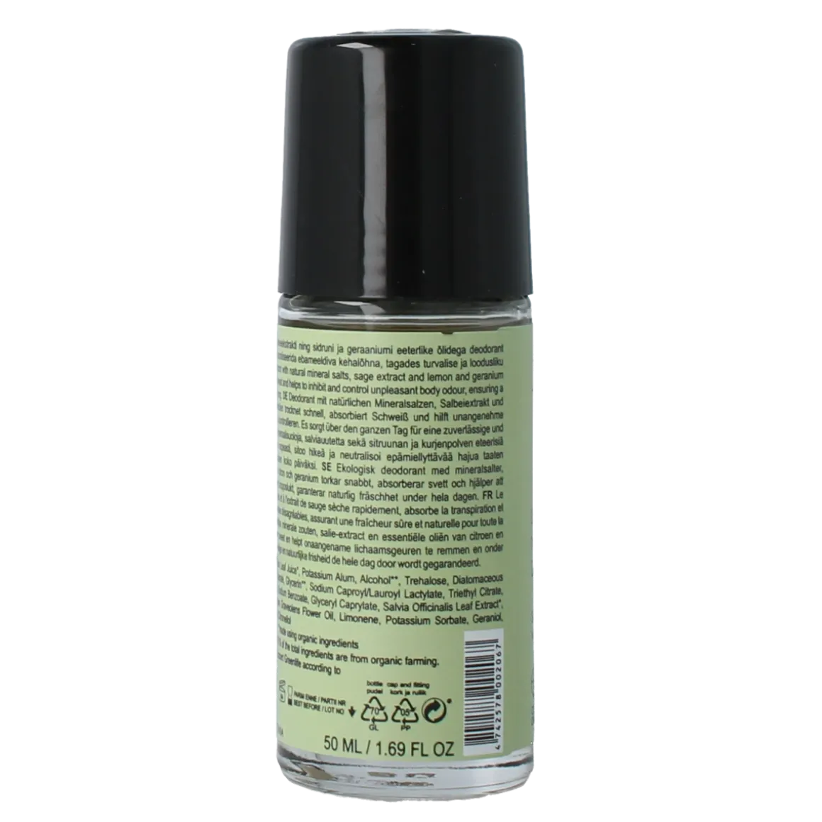 Joik Organics Lemon & geranium mineral deodorant vegan