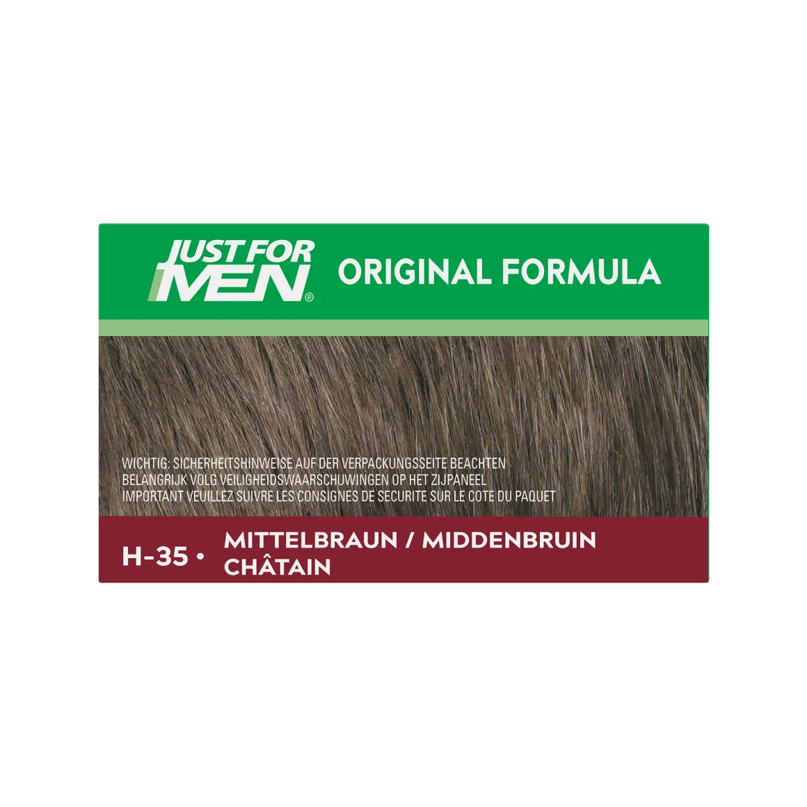Just For Men Midden bruin H35 voorheen donker blond 2 x 30ml