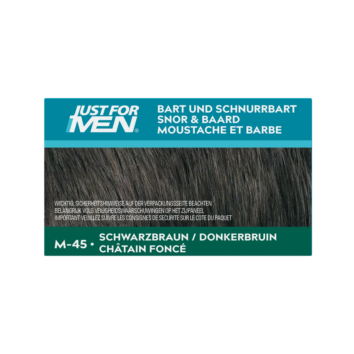 Clearance Just For Men Snor & baard donkerbruin M45