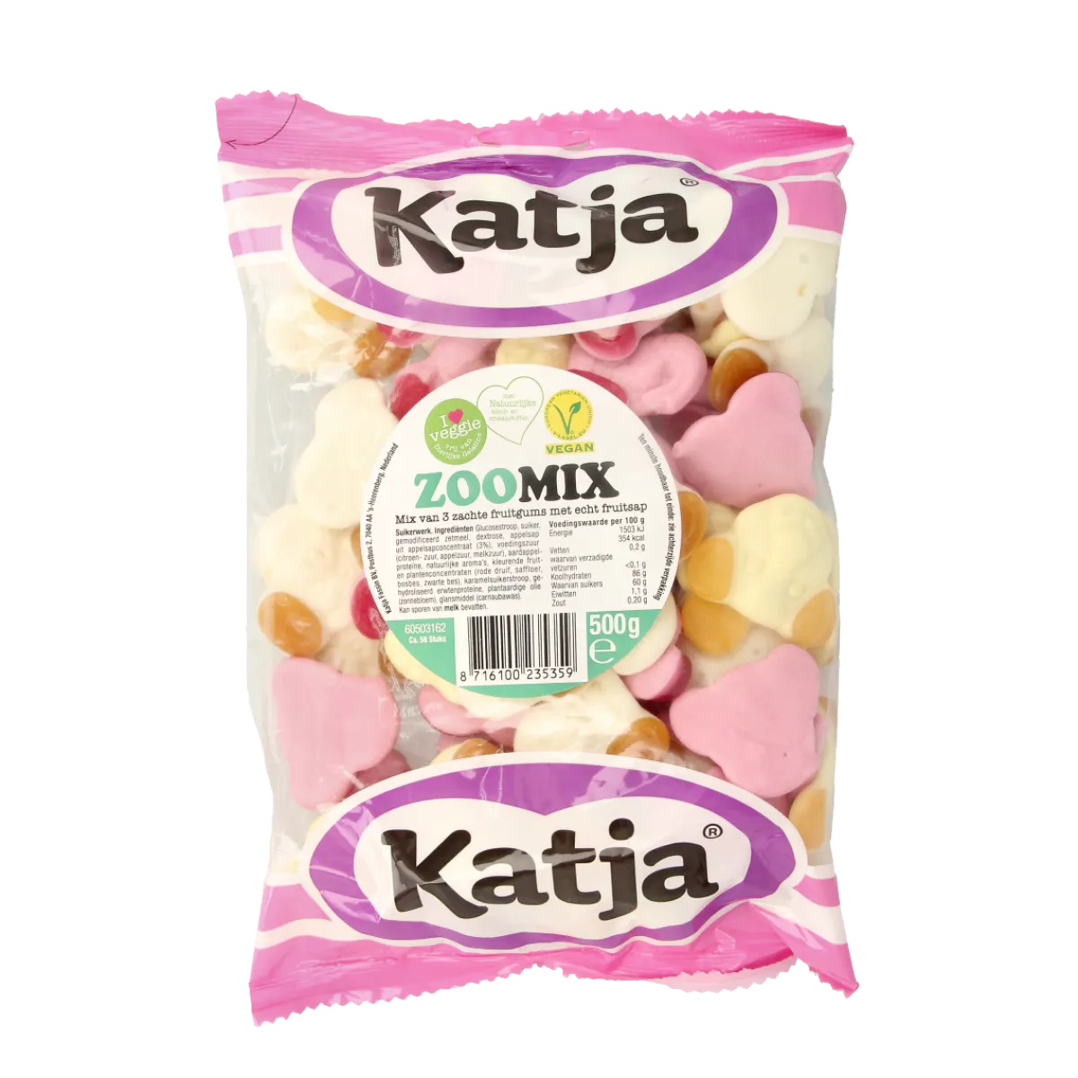 Hot Katja Zoo mix zakje
