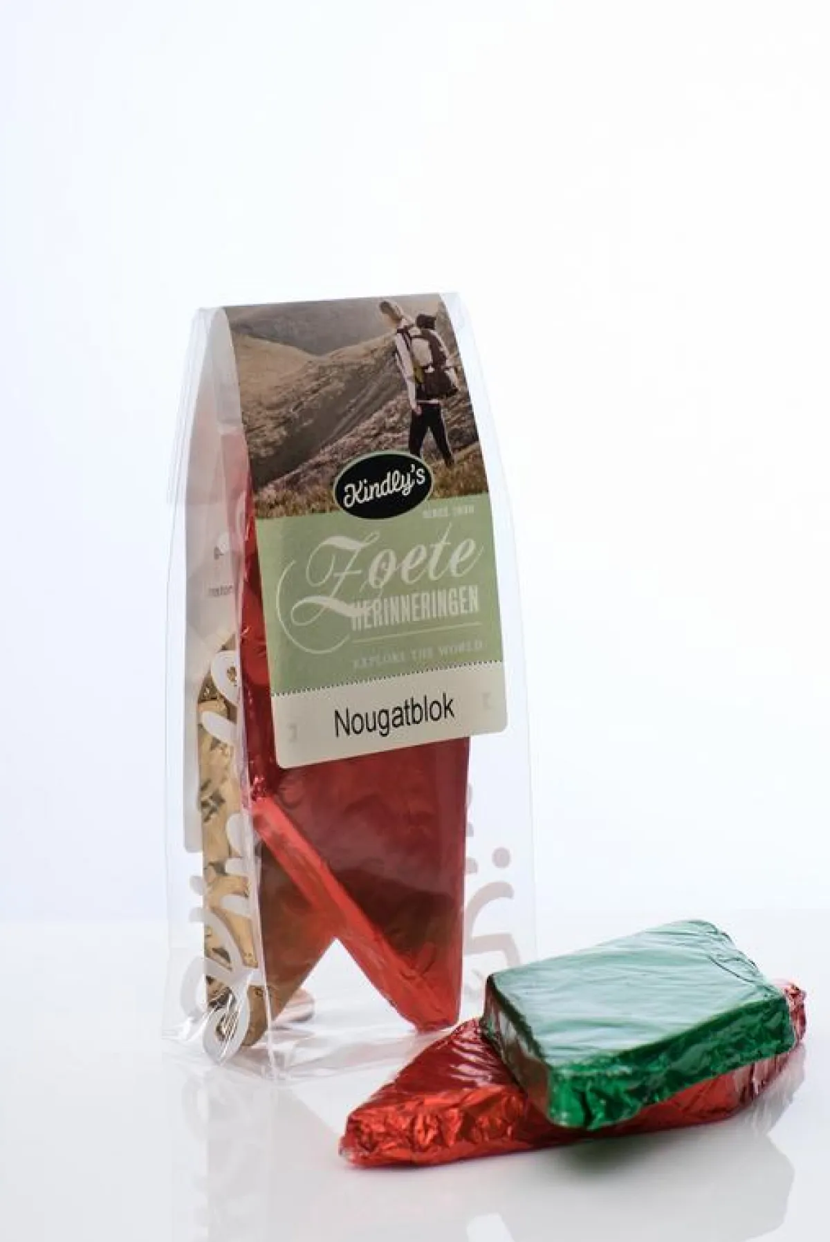 Hot Kindly's Nougatblok verpakt