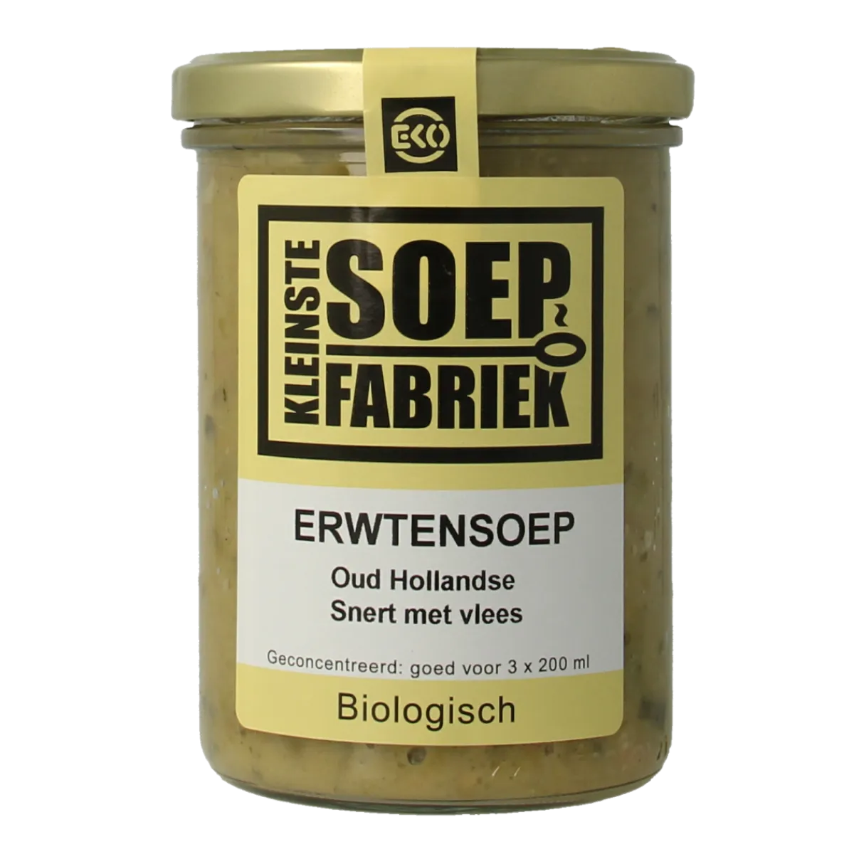 Best Kleinstesoepfabriek Erwtensoep/snert met vlees bio