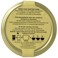 Sale Kleinstesoepfabriek Erwtensoep/snert veganistisch bio