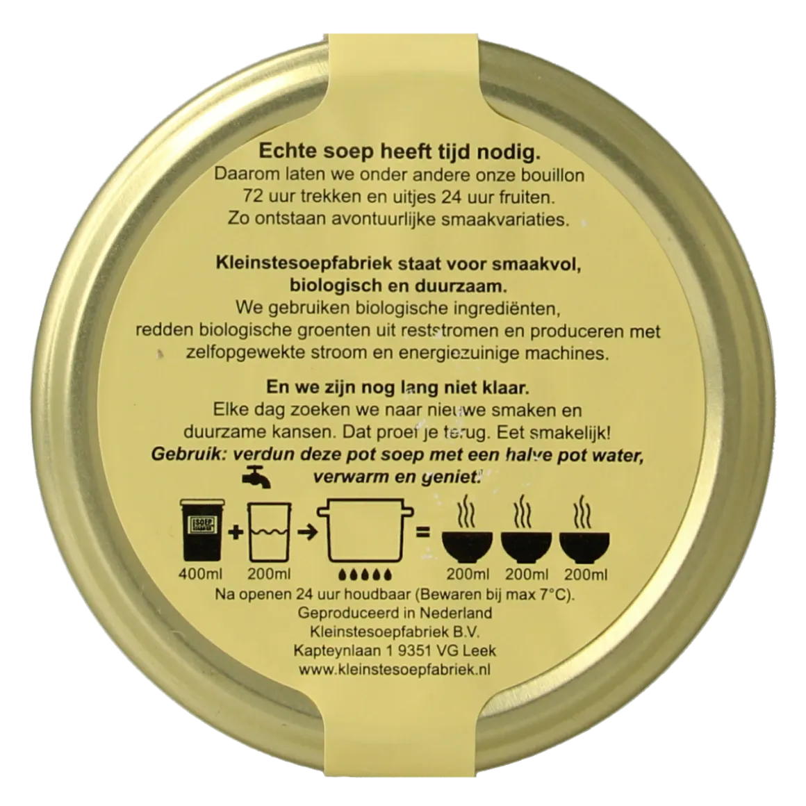 Kleinstesoepfabriek Khao Soi hemelse soep bio