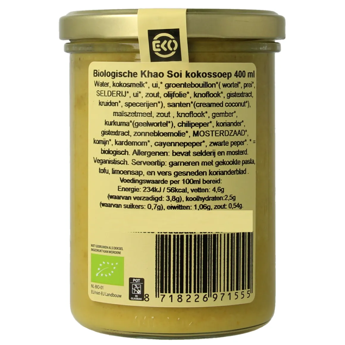 Kleinstesoepfabriek Khao Soi hemelse soep bio
