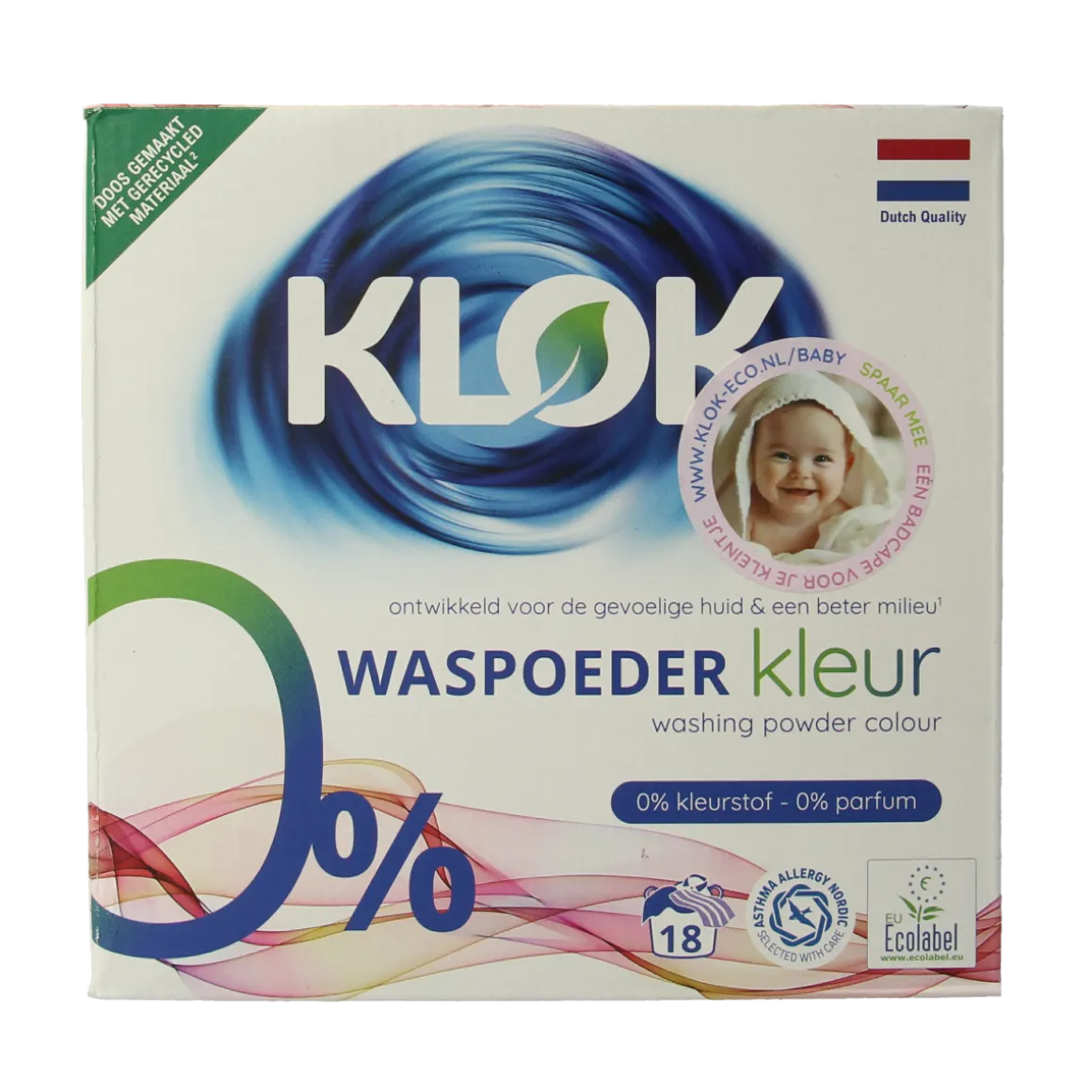 Klok Waspoeder kleur