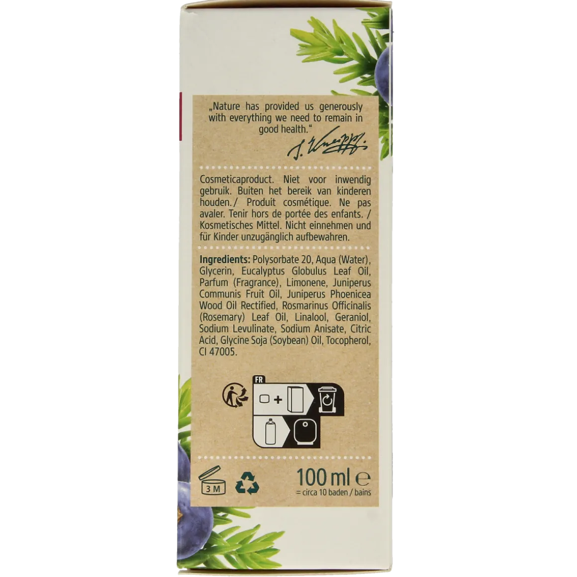 Kneipp Muscle soothing badolie jeneverbes