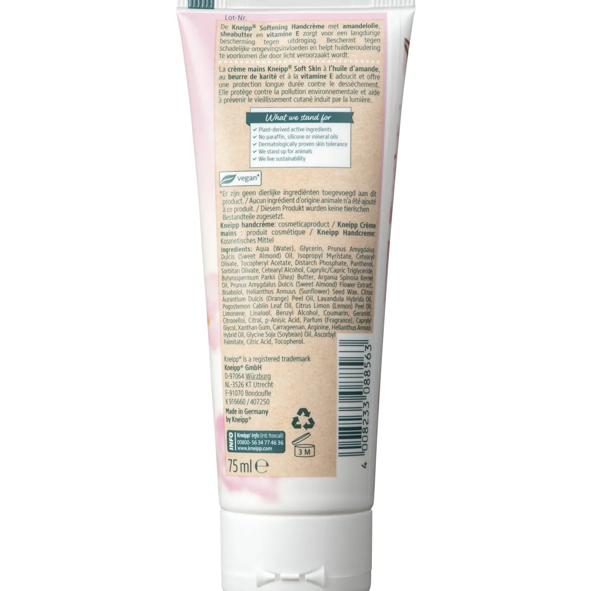 Best Kneipp Soft skin softening hand cream amandolie