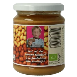 Krekeltje Pindakaas met zout eko bio