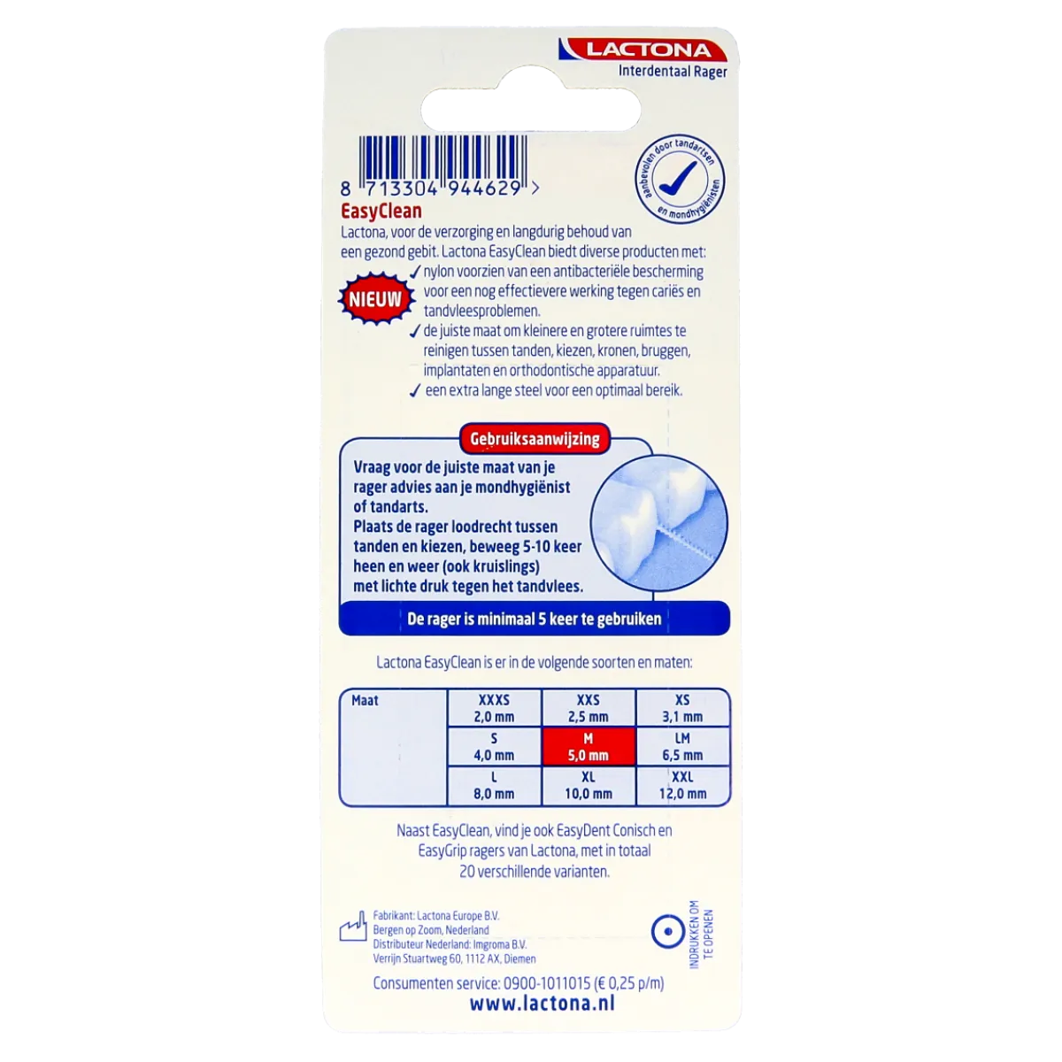 Online Lactona Easyclean M 5.0mm