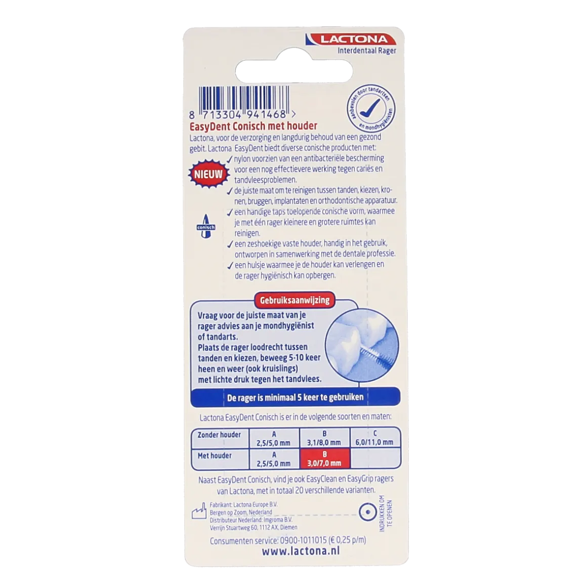 Lactona Easygrip type B 3-7mm