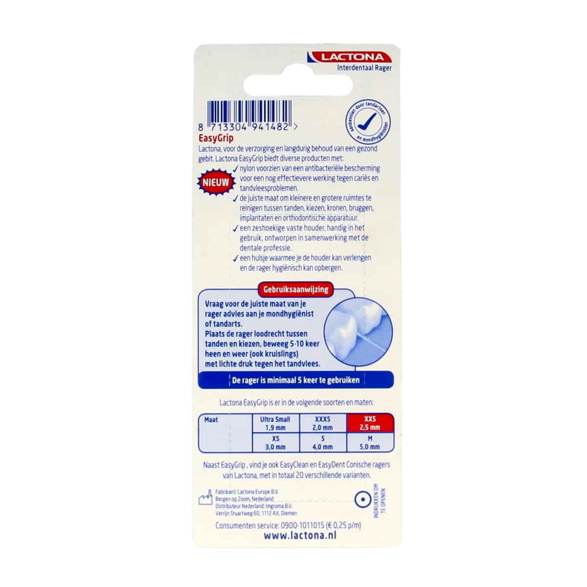 Discount Lactona Easygrip XXS 2.5mm