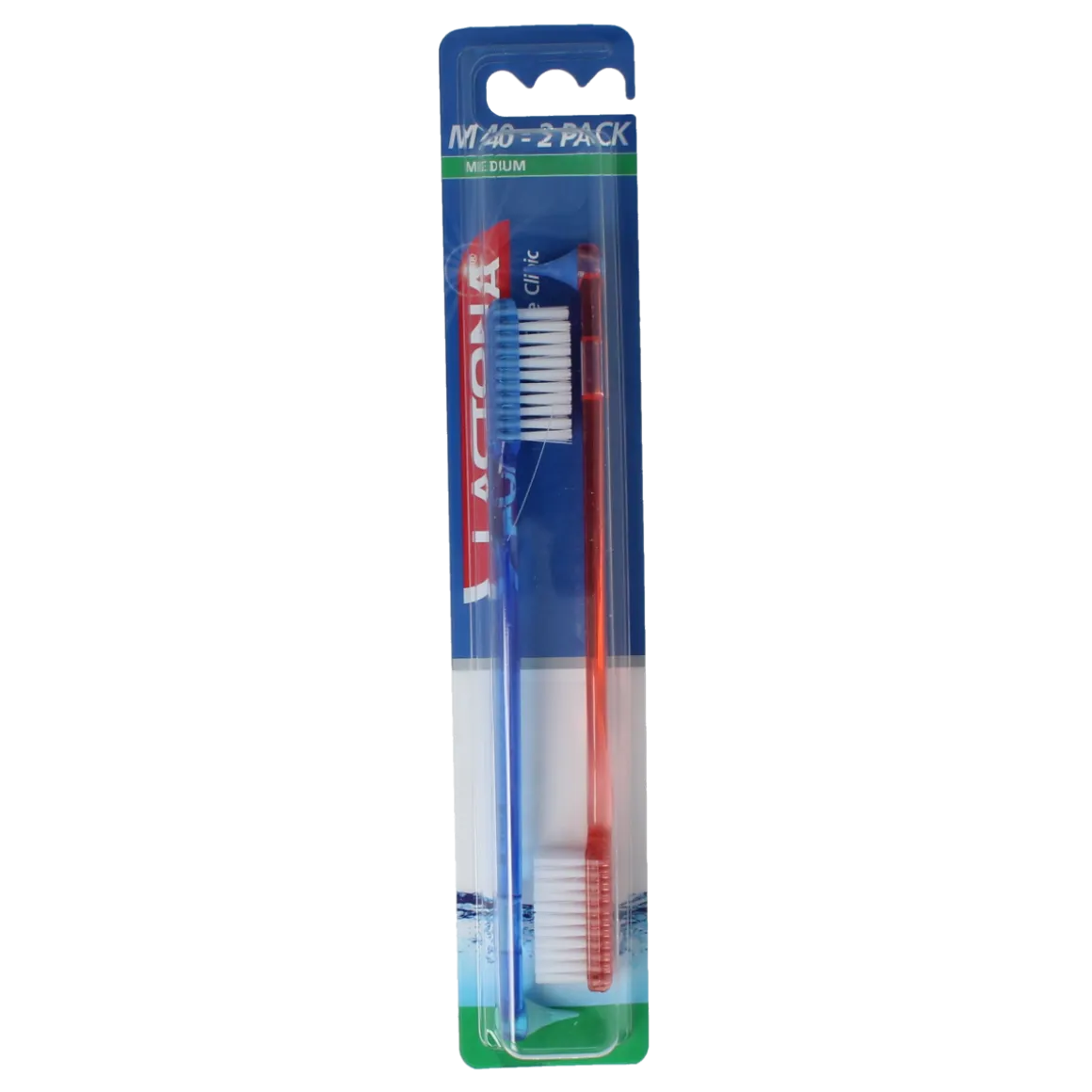Lactona Tandenborstel M40 medium duo assorti