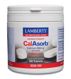 Lamberts CalAsorb (calciumcitraat) en vitamine D3