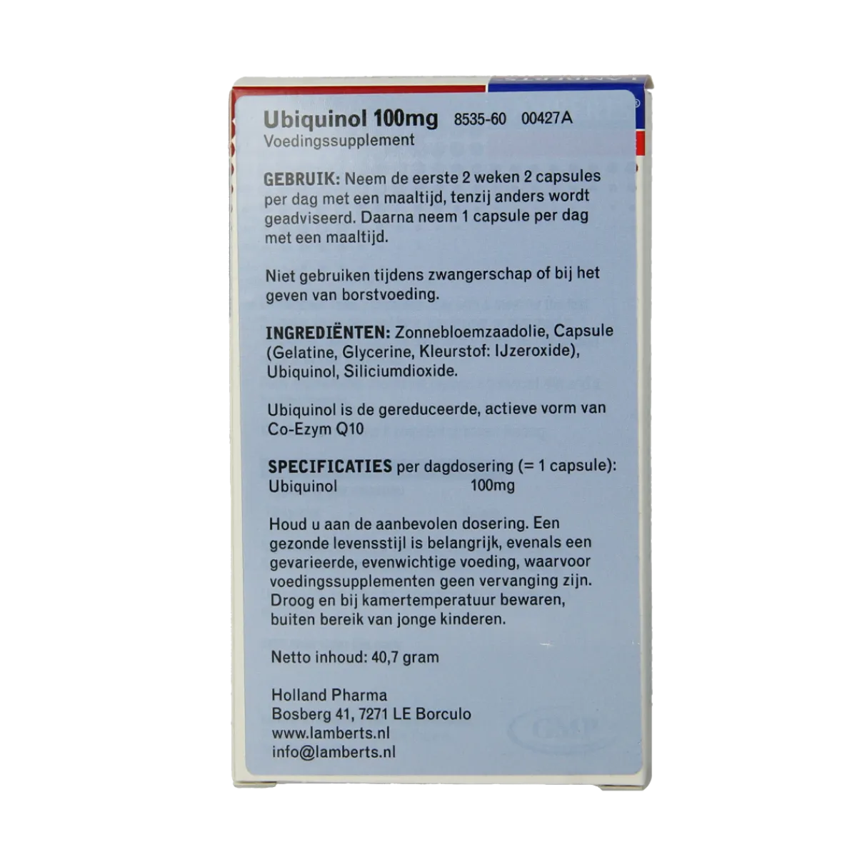 Best Lamberts Co enzym Q10 100mg (Ubiquinol)