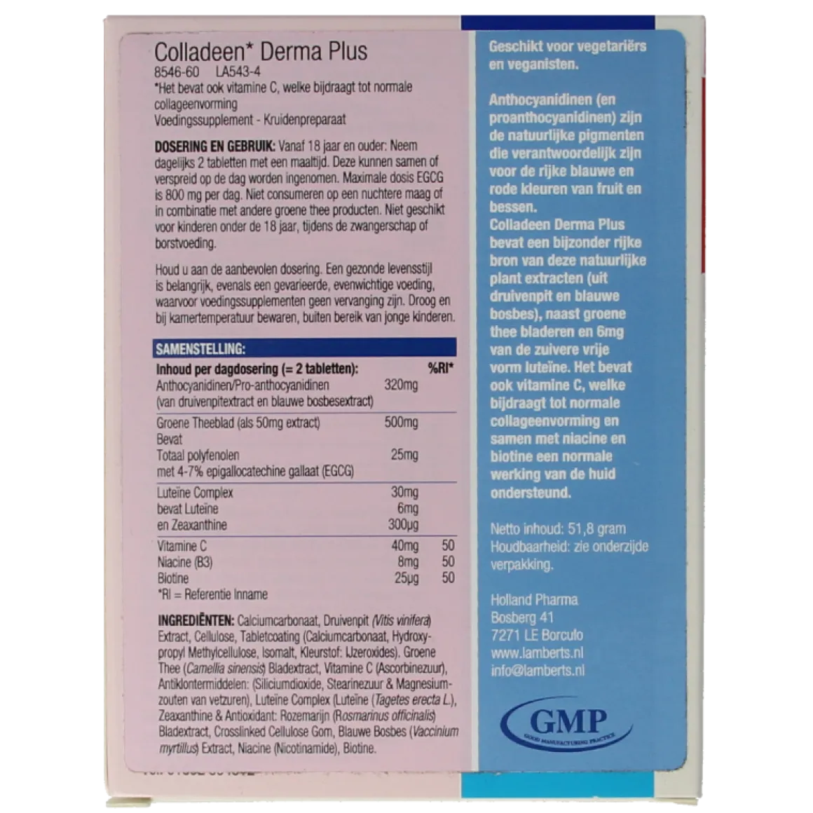 Lamberts Colladeen derma plus