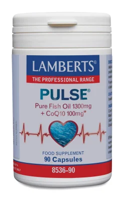 Lamberts Pulse Pure visolie 1300mg + CoQ10 100mg