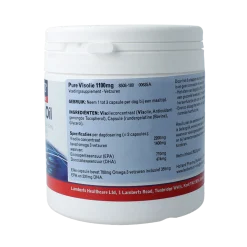 Online Lamberts Pure visolie 1100mg omega 3