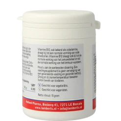 Best Lamberts Vitamine B12 1000mcg (methylcobalamine)