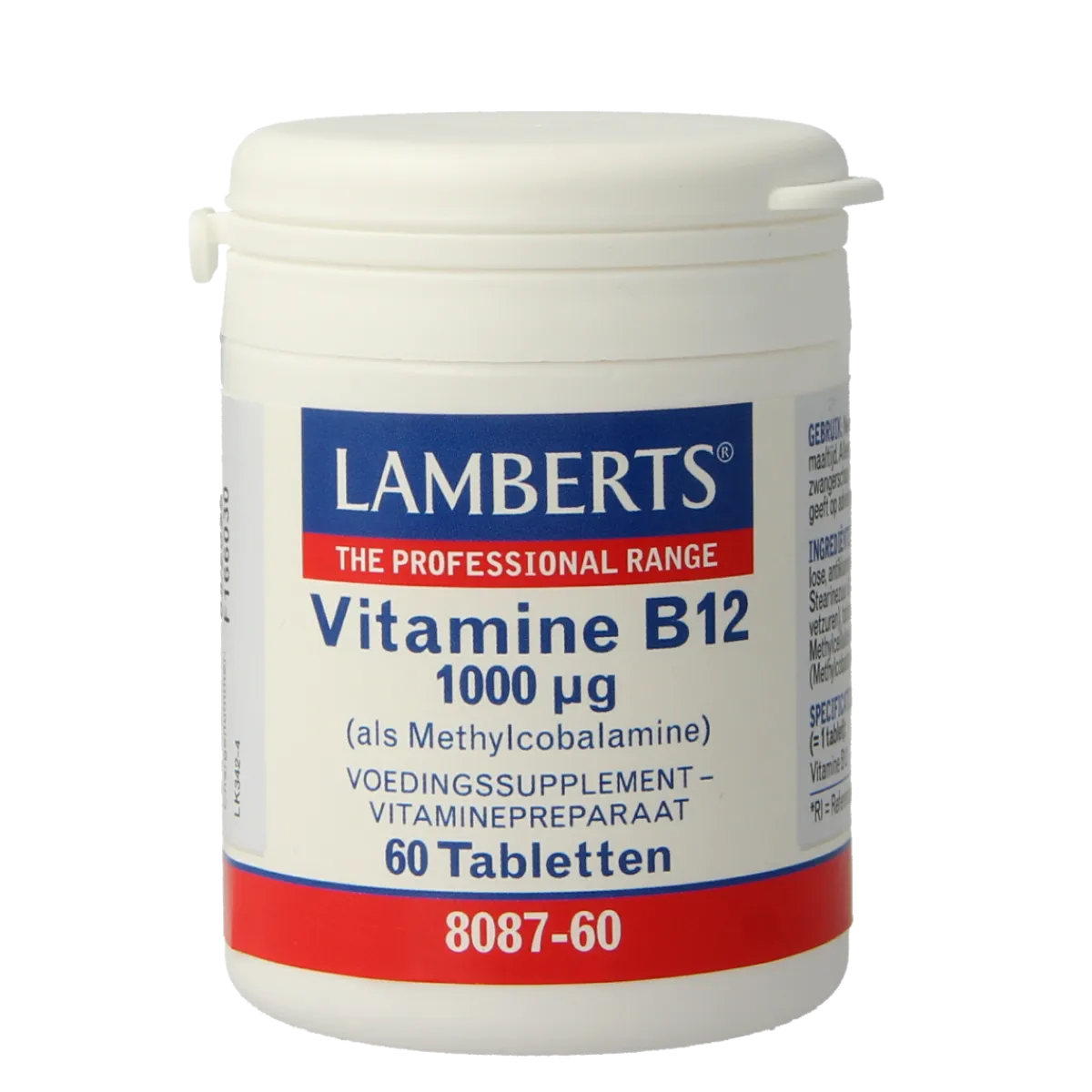 Best Lamberts Vitamine B12 1000mcg (methylcobalamine)