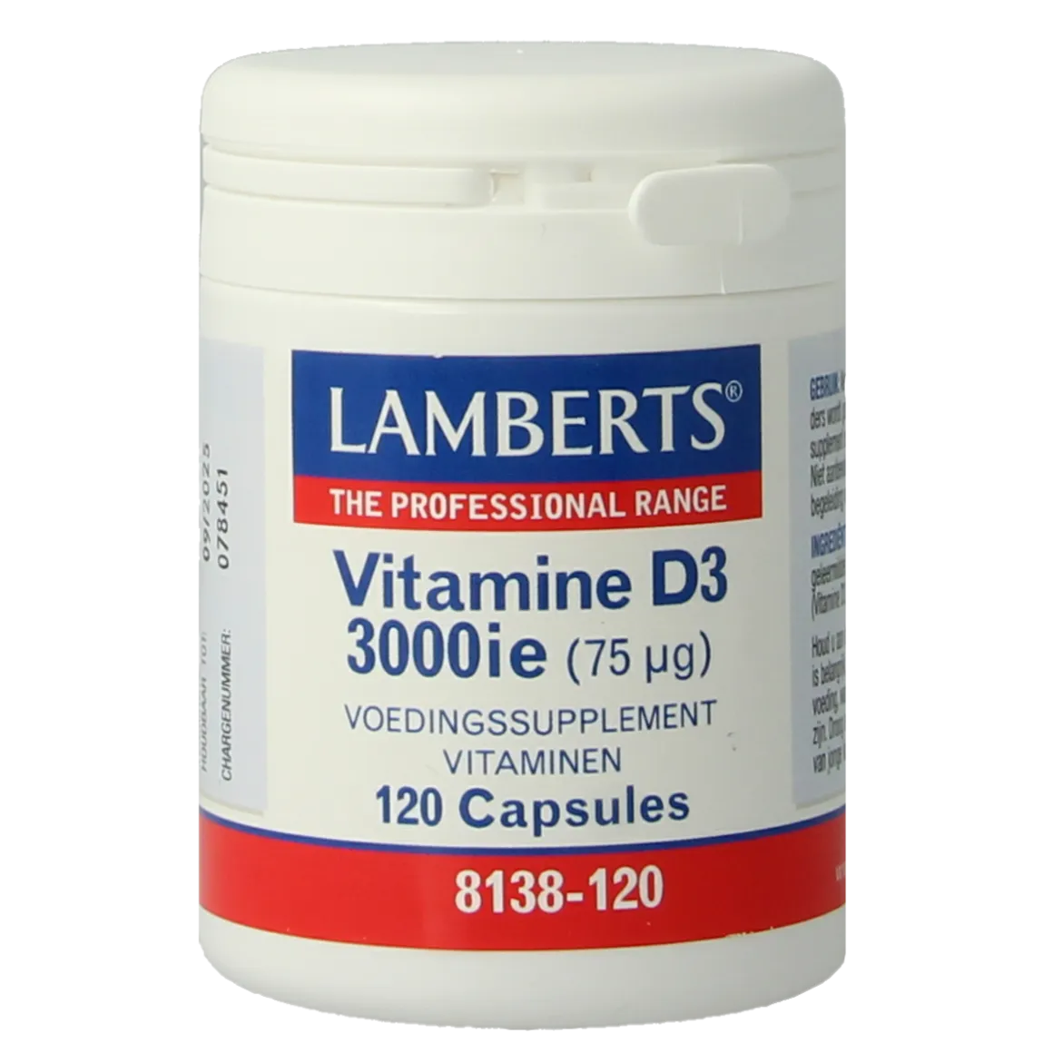 Lamberts Vitamine D3 3000IE 75mcg