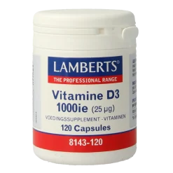 Lamberts Vitamine D3 1000IE 25mcg