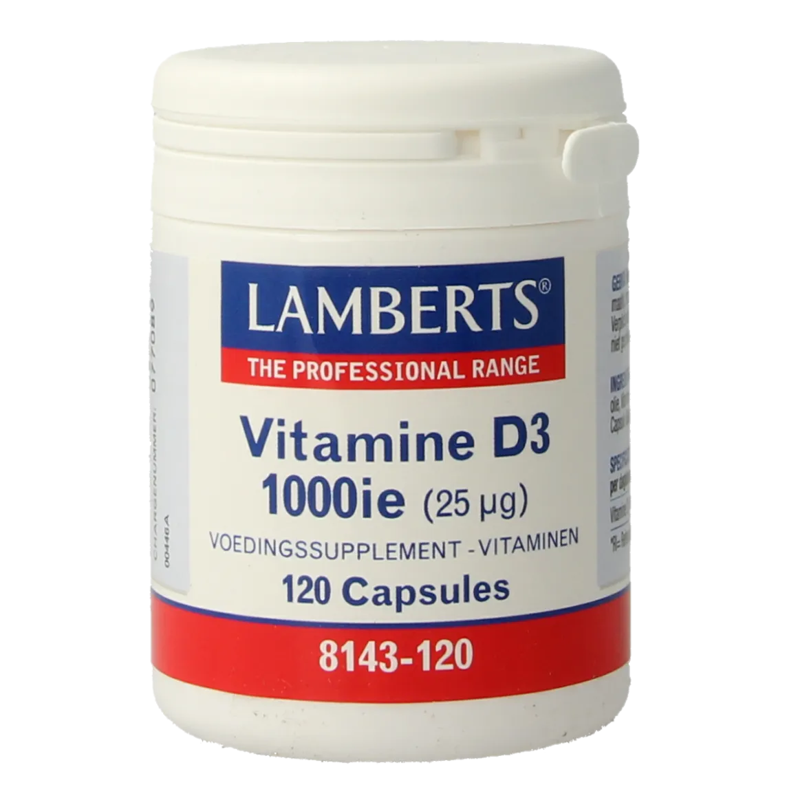 Lamberts Vitamine D3 1000IE 25mcg