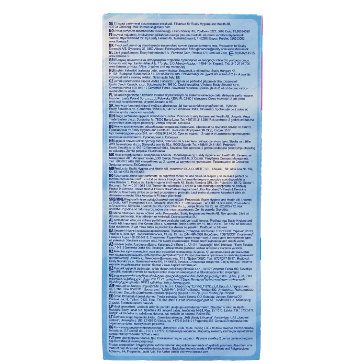 Online Libresse Inlegkruisjes daily fresh normaal deo fresh