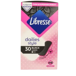 Online Libresse Inlegkruisjes normaal black
