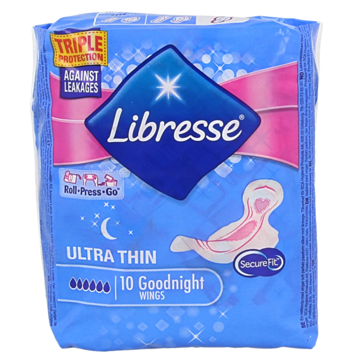 Libresse Ultra thin goodnight wings