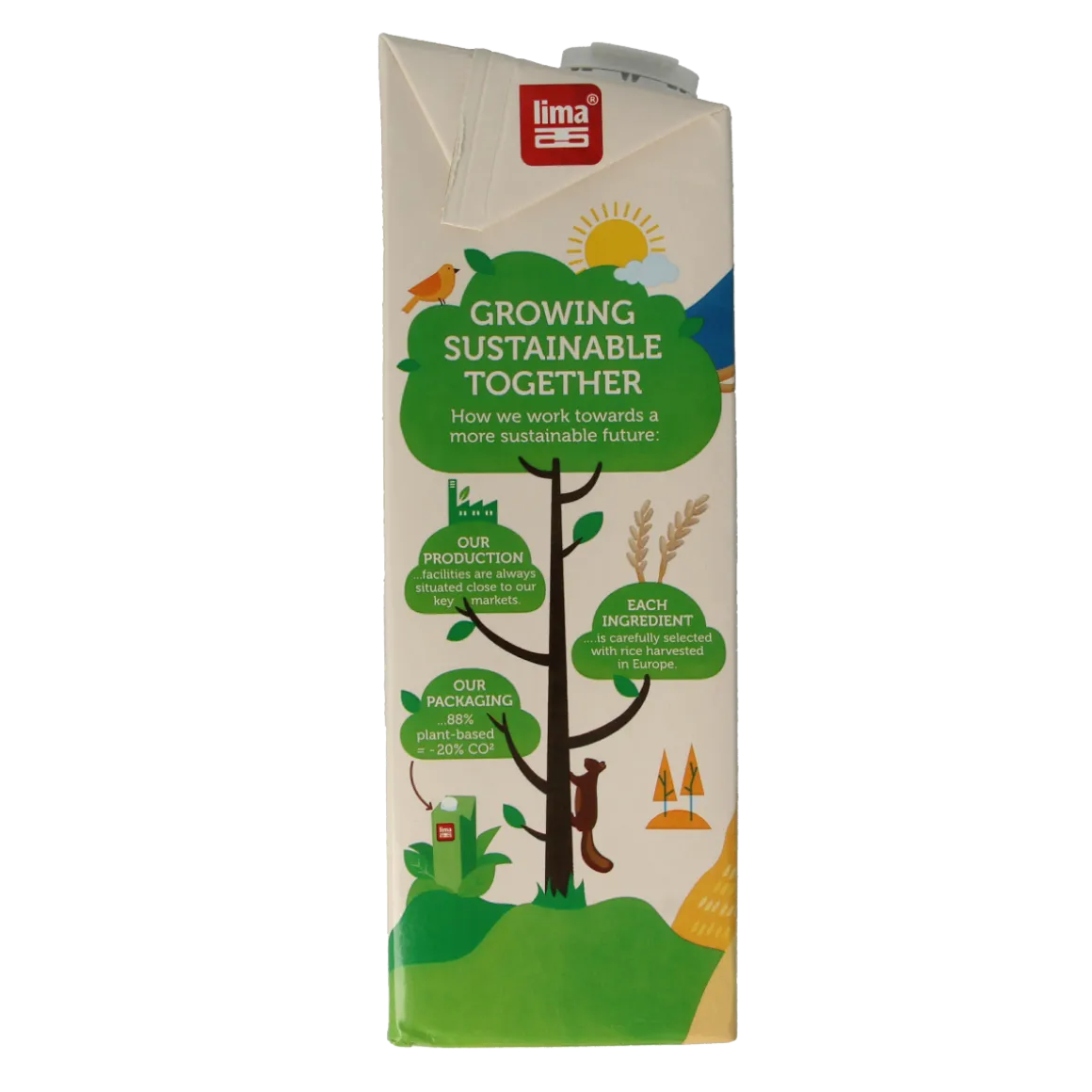 Lima Rice drink vanilla bio