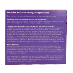 Discount Linn Ibuprofen bruisgranulaat 400mg