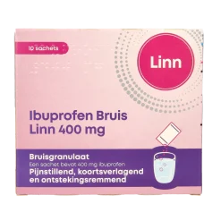 Discount Linn Ibuprofen bruisgranulaat 400mg