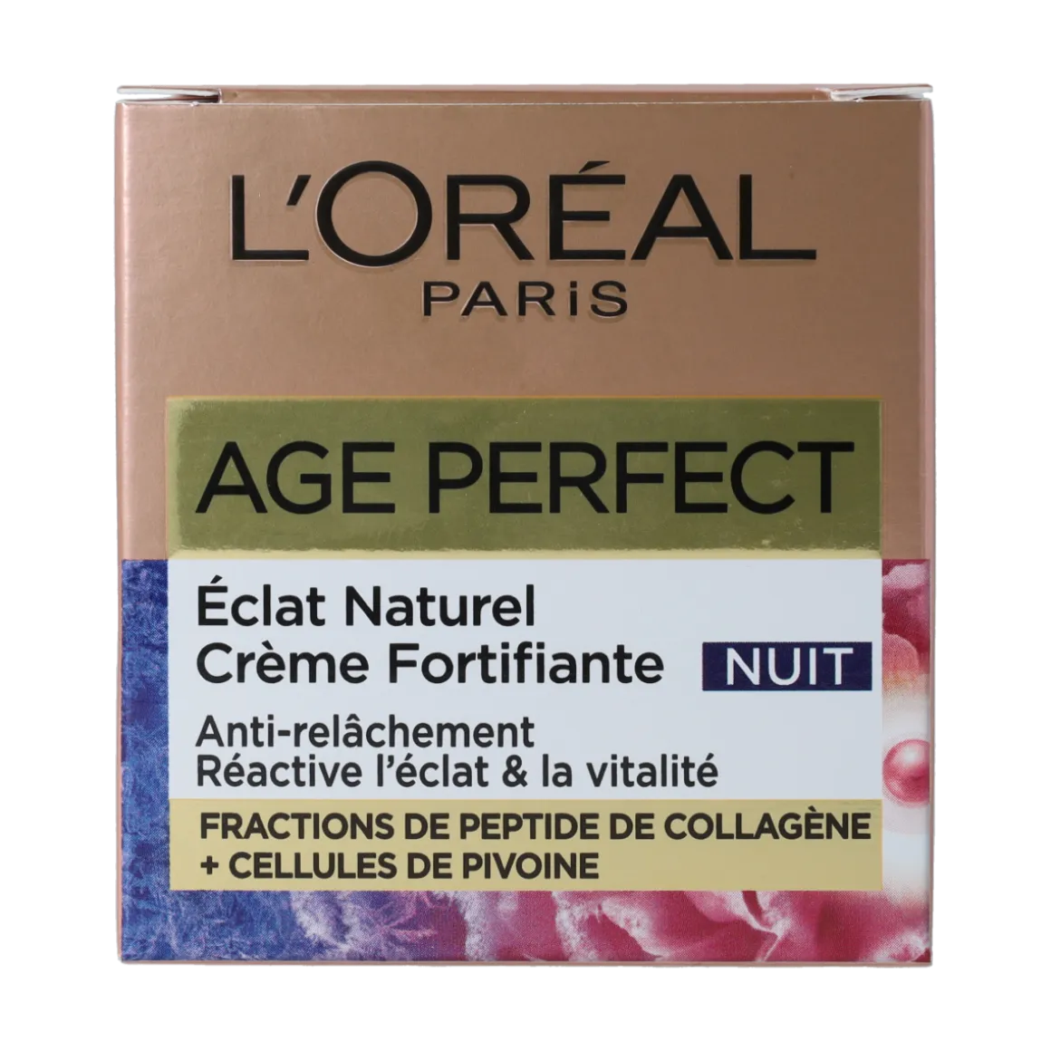 L'Oreal Paris Age perfect gold age nachtcreme pioenroos