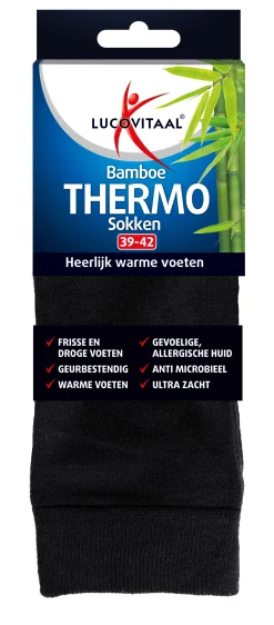 Lucovitaal Bamboe thermosok maat 39-42