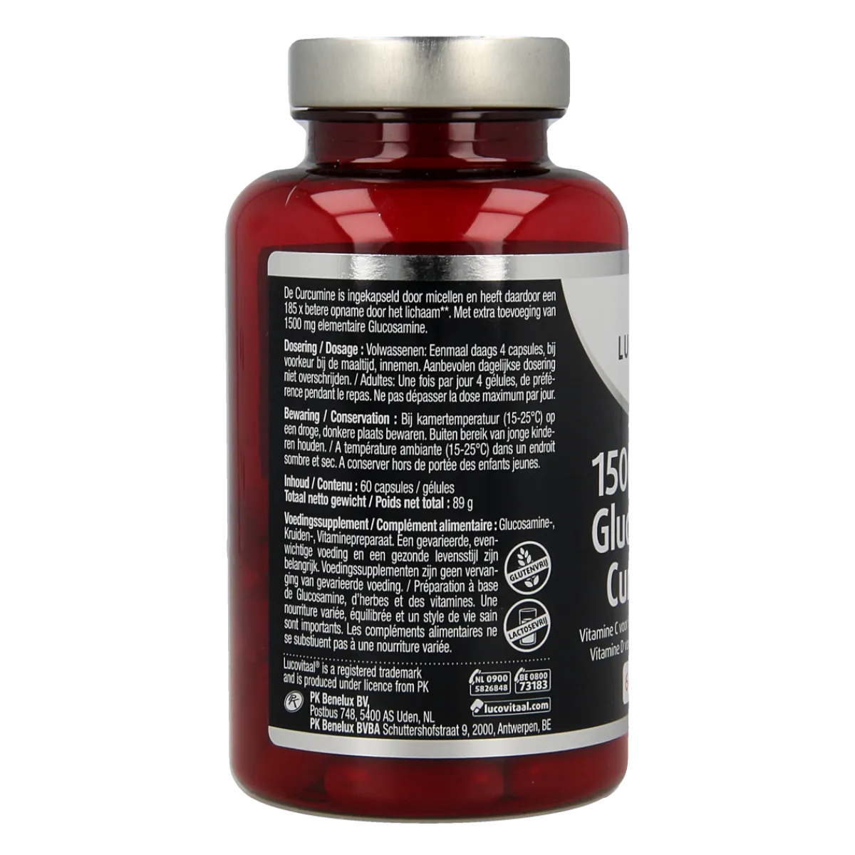 New Lucovitaal Glucosamine & curcumine 1500/40mg