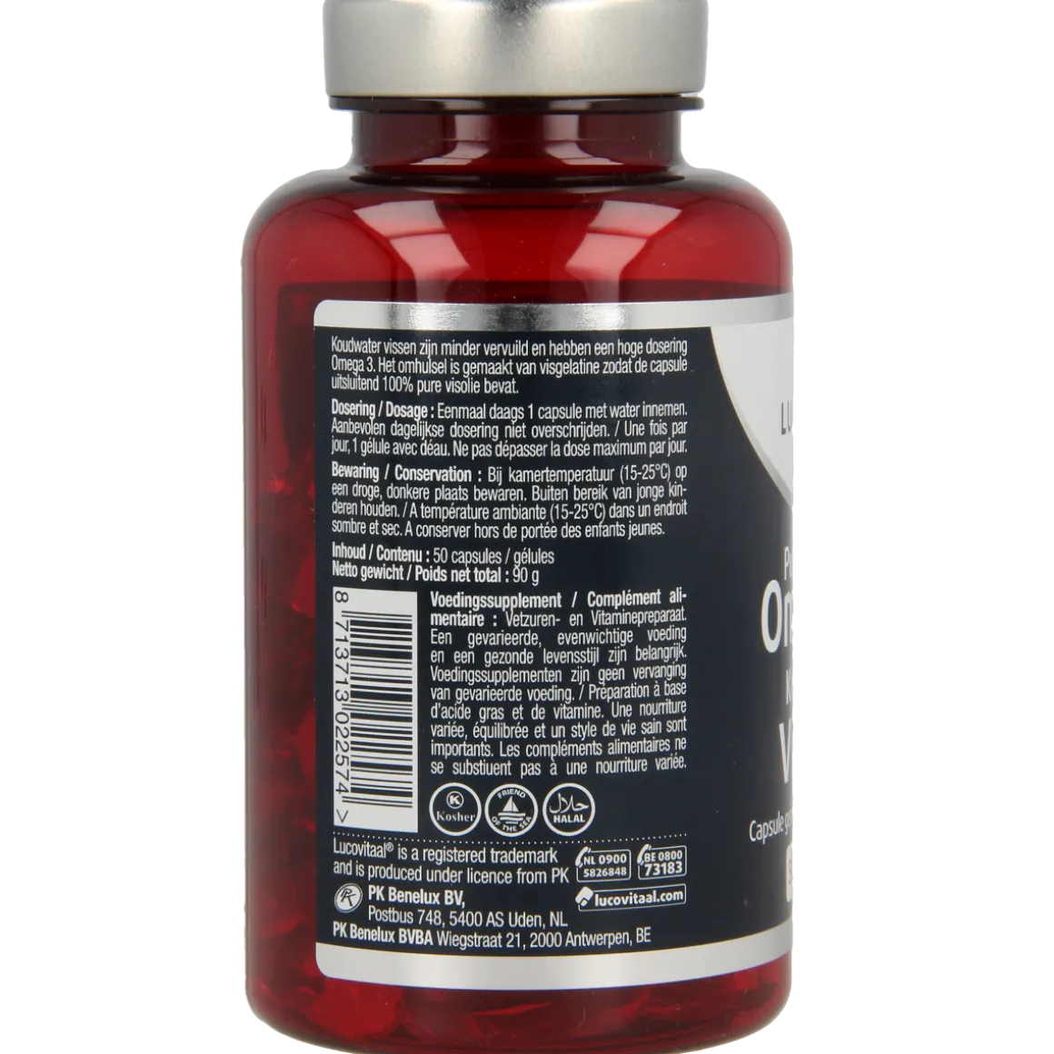 Lucovitaal Koudwater visolie puur omega 3