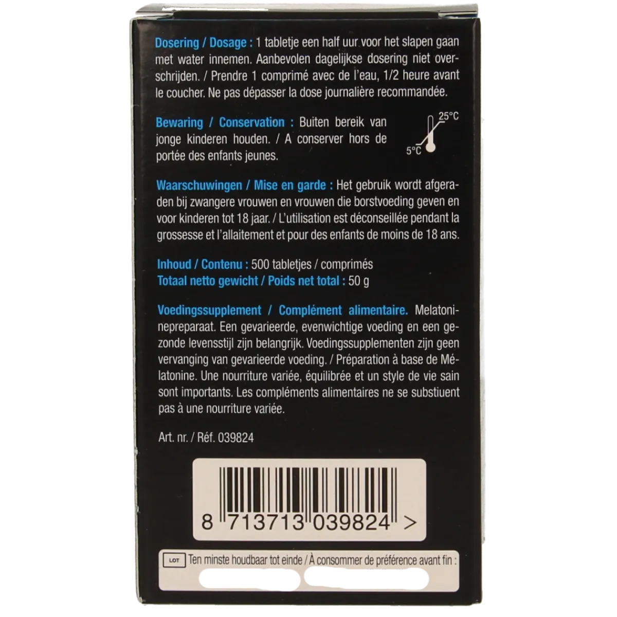 Best Lucovitaal Melatonine puur 0.299mg
