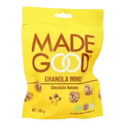 Made Good Granola minis chocolate banana bio